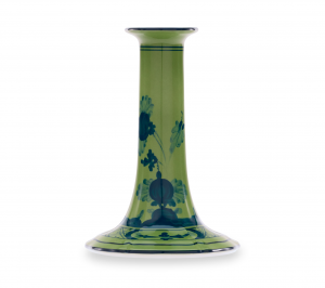 Ginori Oriente Italiano Malachite Candlestick Holder